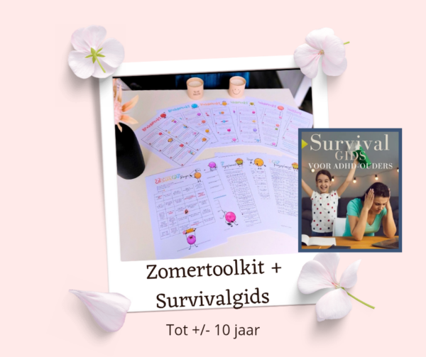 Zomertoolkit tot 10 jaar + Survivalgids ADHD Ouderschap